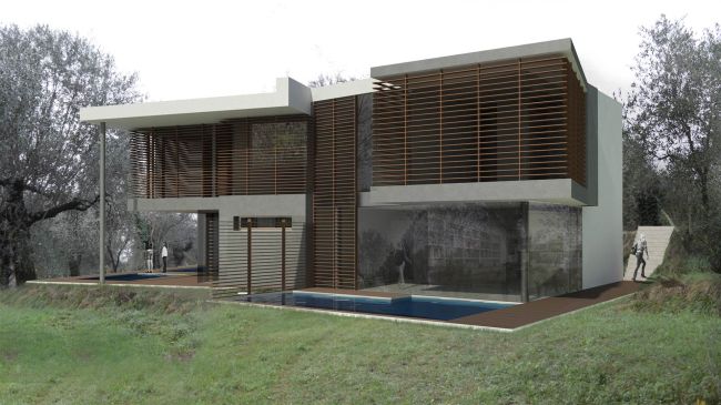 Brand-new semi-detached villa with lake views