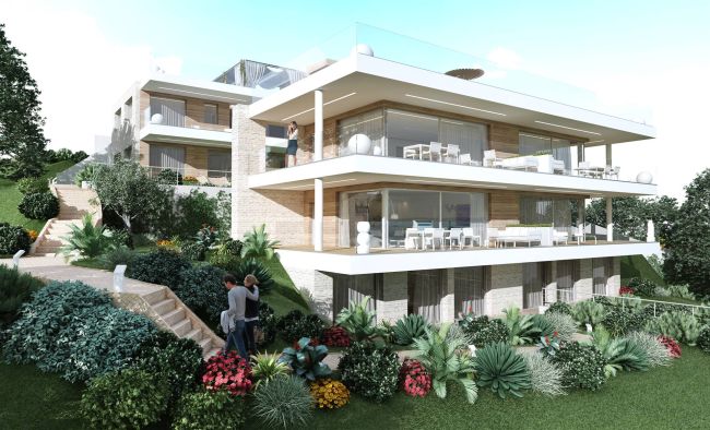 Attico in trifamiliare con spettacolare vista lago.